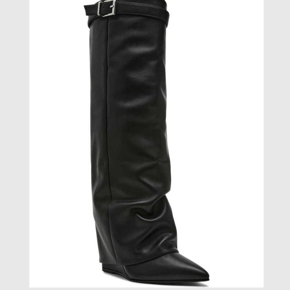 Steve Madden Corenne Black Heeled Boots
